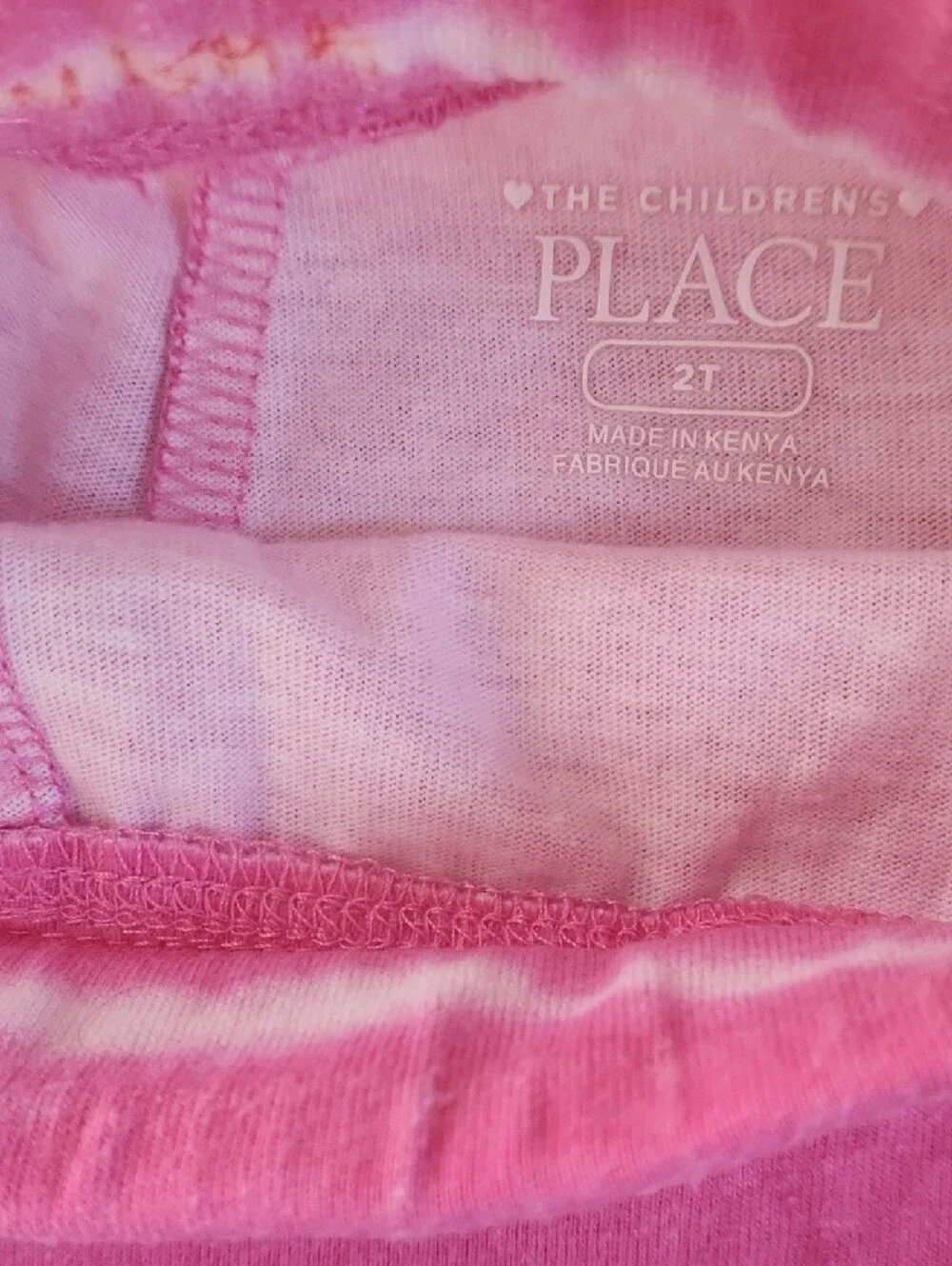 The Children's Place Girls' 3-Pack Shorts - Pink Tie-Dye, Black Floral, Black 2T